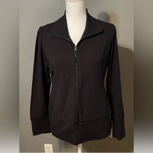 Champion Women's Black Zip-Up Sweatshirt